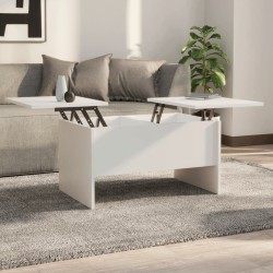 vidaXL Couchtisch Weiß 80x50x42,5 cm Holzwerkstoff