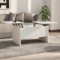 vidaXL Couchtisch Weiß 80x50x42,5 cm Holzwerkstoff vidaXL Couchtisch Weiß 80x50x42,5 cm Holzwerkstoff