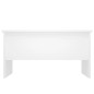 vidaXL Couchtisch Weiß 80x50x42,5 cm Holzwerkstoff vidaXL Couchtisch Weiß 80x50x42,5 cm Holzwerkstoff