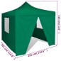 vidaXL Faltzelt mit 4 Wänden 3 x 3 m Grün vidaXL Faltzelt mit 4 Wänden 3 x 3 m Grün