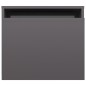vidaXL Couchtisch-Set Hochglanz-Grau 100x48x40 cm Holzwerkstoff vidaXL Couchtisch-Set Hochglanz-Grau 100x48x40 cm Holzwerkstoff