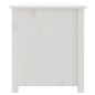 vidaXL Couchtisch Weiß 71x49x55 cm Massivholz Kiefer vidaXL Couchtisch Weiß 71x49x55 cm Massivholz Kiefer