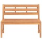 vidaXL Gartenbank 114 cm Massivholz Teak vidaXL Gartenbank 114 cm Massivholz Teak