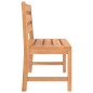 vidaXL Gartenbank 114 cm Massivholz Teak vidaXL Gartenbank 114 cm Massivholz Teak