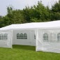 HI Partyzelt mit Seitenwänden 3 x 9 m Weiß HI Partyzelt mit Seitenwänden 3 x 9 m Weiß