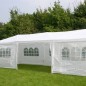 HI Partyzelt mit Seitenwänden 3 x 9 m Weiß HI Partyzelt mit Seitenwänden 3 x 9 m Weiß