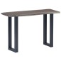 vidaXL Konsolentisch Grau 115 x 35 x 76 cm Massivholz Akazie und Eisen vidaXL Konsolentisch Grau 115 x 35 x 76 cm Massivholz Akazie und Eisen