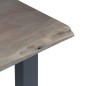vidaXL Konsolentisch Grau 115 x 35 x 76 cm Massivholz Akazie und Eisen vidaXL Konsolentisch Grau 115 x 35 x 76 cm Massivholz Akazie und Eisen