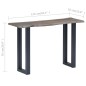 vidaXL Konsolentisch Grau 115 x 35 x 76 cm Massivholz Akazie und Eisen vidaXL Konsolentisch Grau 115 x 35 x 76 cm Massivholz Akazie und Eisen