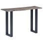 vidaXL Konsolentisch Grau 115 x 35 x 76 cm Massivholz Akazie und Eisen vidaXL Konsolentisch Grau 115 x 35 x 76 cm Massivholz Akazie und Eisen