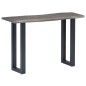 vidaXL Konsolentisch Grau 115 x 35 x 76 cm Massivholz Akazie und Eisen vidaXL Konsolentisch Grau 115 x 35 x 76 cm Massivholz Akazie und Eisen