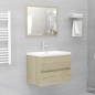 vidaXL Waschbeckenunterschrank Sonoma-Eiche 60x38,5x45cm Holzwerkstoff vidaXL Waschbeckenunterschrank Sonoma-Eiche 60x38,5x45cm Holzwerkstoff