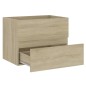 vidaXL Waschbeckenunterschrank Sonoma-Eiche 60x38,5x45cm Holzwerkstoff vidaXL Waschbeckenunterschrank Sonoma-Eiche 60x38,5x45cm Holzwerkstoff