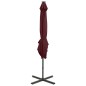 vidaXL Ampelschirm mit Mast und LED-Beleuchtung Bordeauxrot 250 cm vidaXL Ampelschirm mit Mast und LED-Beleuchtung Bordeauxrot 250 cm