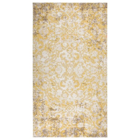 vidaXL Outdoor-Teppich Flachgewebe 115x170 cm Gelb 
