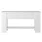 vidaXL Couchtisch Hochglanz-Weiß 101x49x52 cm Holzwerkstoff vidaXL Couchtisch Hochglanz-Weiß 101x49x52 cm Holzwerkstoff