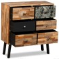 vidaXL Beistellschrank 6 Schubladen Recyceltes Teak Massiv 70x30x76 cm vidaXL Beistellschrank 6 Schubladen Recyceltes Teak Massiv 70x30x76 cm