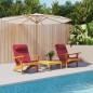 Adirondack-Auflagen 2 Stk. Weinrot Oxford-Gewebe Adirondack-Auflagen 2 Stk. Weinrot Oxford-Gewebe