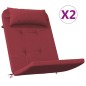 Adirondack-Auflagen 2 Stk. Weinrot Oxford-Gewebe Adirondack-Auflagen 2 Stk. Weinrot Oxford-Gewebe