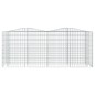 vidaXL Gabionen-Hochbeet mit Hochbogen 200x50x100 cm Verzinktes Eisen vidaXL Gabionen-Hochbeet mit Hochbogen 200x50x100 cm Verzinktes Eisen