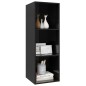vidaXL TV-Wandschrank Hochglanz-Schwarz 37x37x107 cm Holzwerkstoff vidaXL TV-Wandschrank Hochglanz-Schwarz 37x37x107 cm Holzwerkstoff