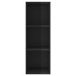 vidaXL TV-Wandschrank Hochglanz-Schwarz 37x37x107 cm Holzwerkstoff vidaXL TV-Wandschrank Hochglanz-Schwarz 37x37x107 cm Holzwerkstoff