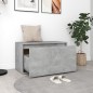 vidaXL Flurbank 80x40x45 cm Betongrau Holzwerkstoff vidaXL Flurbank 80x40x45 cm Betongrau Holzwerkstoff