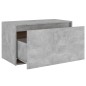 vidaXL Flurbank 80x40x45 cm Betongrau Holzwerkstoff vidaXL Flurbank 80x40x45 cm Betongrau Holzwerkstoff