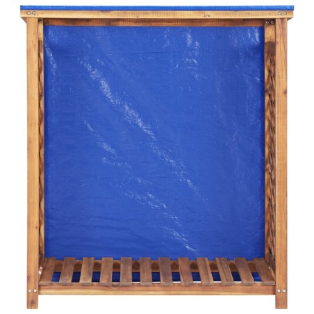 vidaXL Kaminholzregal 105x38x115 cm Akazie Massivholz 