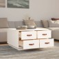 vidaXL Couchtisch Weiß 80x80x45 cm Massivholz Kiefer vidaXL Couchtisch Weiß 80x80x45 cm Massivholz Kiefer