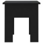 vidaXL Couchtisch Schwarz 40x40x42 cm Holzwerkstoff vidaXL Couchtisch Schwarz 40x40x42 cm Holzwerkstoff