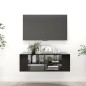 vidaXL TV-Wandschrank Schwarz 102x35x35 cm Holzwerkstoff vidaXL TV-Wandschrank Schwarz 102x35x35 cm Holzwerkstoff