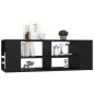 vidaXL TV-Wandschrank Schwarz 102x35x35 cm Holzwerkstoff vidaXL TV-Wandschrank Schwarz 102x35x35 cm Holzwerkstoff