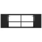 vidaXL TV-Wandschrank Schwarz 102x35x35 cm Holzwerkstoff vidaXL TV-Wandschrank Schwarz 102x35x35 cm Holzwerkstoff
