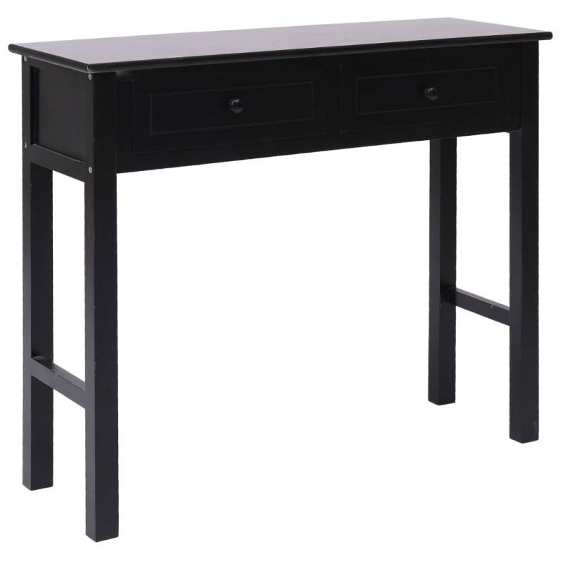 vidaXL Konsolentisch Schwarz 90 × 30 × 77 cm Holz vidaXL Konsolentisch Schwarz 90 × 30 × 77 cm Holz