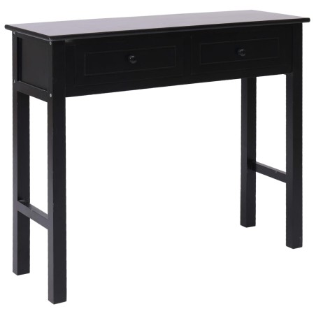 vidaXL Konsolentisch Schwarz 90 × 30 × 77 cm Holz
