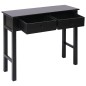 vidaXL Konsolentisch Schwarz 90 × 30 × 77 cm Holz vidaXL Konsolentisch Schwarz 90 × 30 × 77 cm Holz
