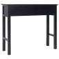 vidaXL Konsolentisch Schwarz 90 × 30 × 77 cm Holz vidaXL Konsolentisch Schwarz 90 × 30 × 77 cm Holz