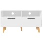 vidaXL TV-Schrank Weiß 90x40x48,5 cm Holzwerkstoff vidaXL TV-Schrank Weiß 90x40x48,5 cm Holzwerkstoff