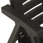vidaXL Gartenstühle 2 Stk. Kunststoff Anthrazit vidaXL Gartenstühle 2 Stk. Kunststoff Anthrazit