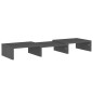 vidaXL Monitorständer Grau 60x24x10,5 cm Massivholz Kiefer vidaXL Monitorständer Grau 60x24x10,5 cm Massivholz Kiefer