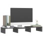 vidaXL Monitorständer Grau 60x24x10,5 cm Massivholz Kiefer vidaXL Monitorständer Grau 60x24x10,5 cm Massivholz Kiefer
