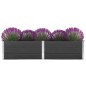 vidaXL Garten-Hochbeet 250 x 100 x 54 cm WPC Grau vidaXL Garten-Hochbeet 250 x 100 x 54 cm WPC Grau