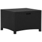 vidaXL Garten-Aufbewahrungsbox 60x54x41 cm PP Rattan Graphit vidaXL Garten-Aufbewahrungsbox 60x54x41 cm PP Rattan Graphit