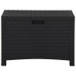 vidaXL Garten-Aufbewahrungsbox 60x54x41 cm PP Rattan Graphit vidaXL Garten-Aufbewahrungsbox 60x54x41 cm PP Rattan Graphit