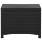 vidaXL Garten-Aufbewahrungsbox 60x54x41 cm PP Rattan Graphit vidaXL Garten-Aufbewahrungsbox 60x54x41 cm PP Rattan Graphit