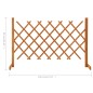 vidaXL Garten-Rankzaun Orange 120x90 cm Massivholz Tanne vidaXL Garten-Rankzaun Orange 120x90 cm Massivholz Tanne