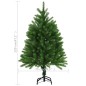 vidaXL Künstlicher Weihnachtsbaum Naturgetreue Nadeln 120 cm Grün vidaXL Künstlicher Weihnachtsbaum Naturgetreue Nadeln 120 cm Grün