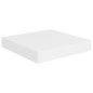 vidaXL Schwebende Wandregale 2 Stk. Weiß 23x23,5x3,8cm MDF vidaXL Schwebende Wandregale 2 Stk. Weiß 23x23,5x3,8cm MDF