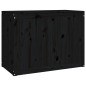 vidaXL Wäschetruhe Schwarz 88,5x44x66 cm Massivholz Kiefer vidaXL Wäschetruhe Schwarz 88,5x44x66 cm Massivholz Kiefer